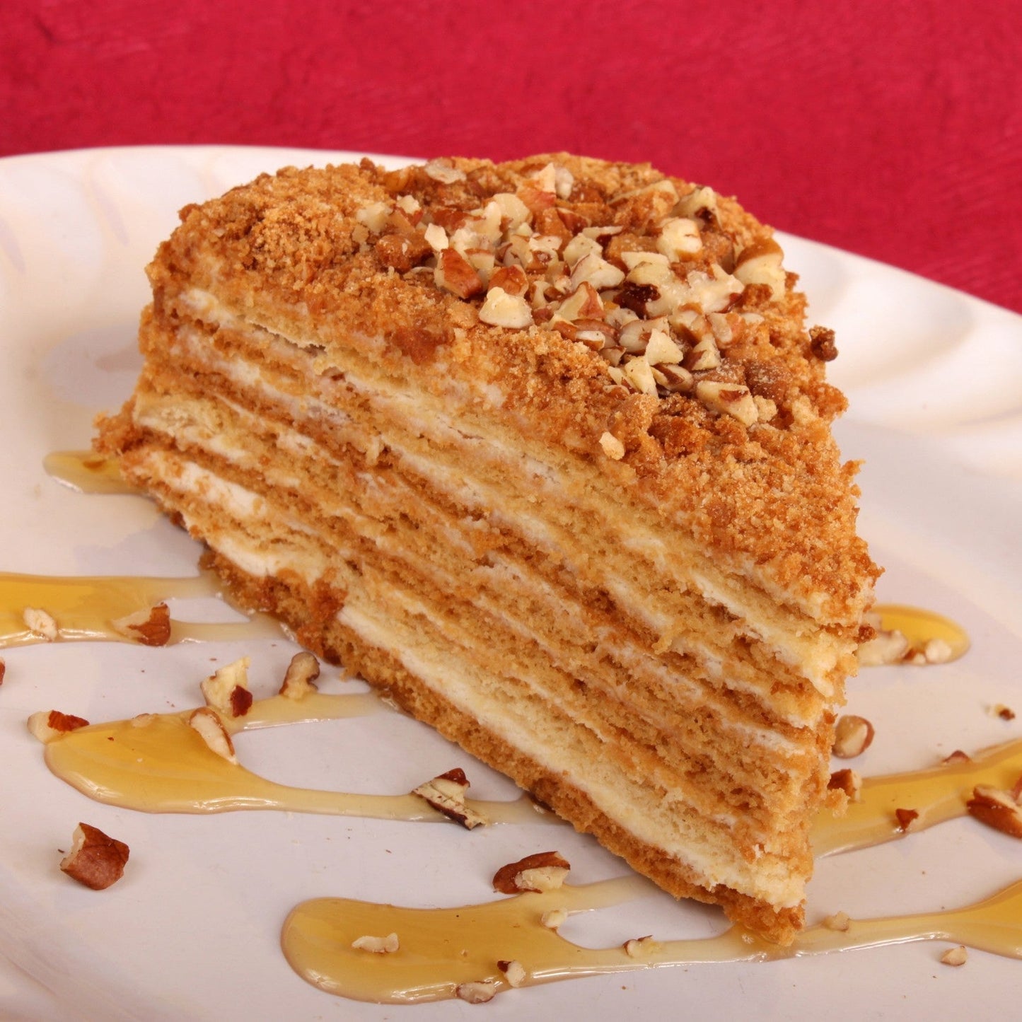 PASTEL DE MIEL REBANADA