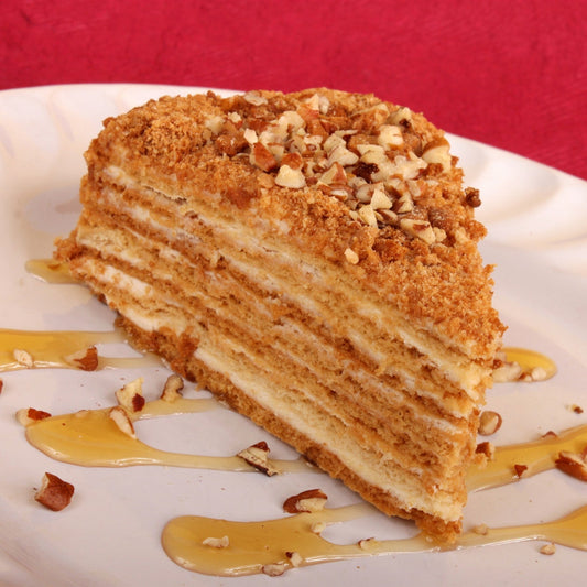 PASTEL DE MIEL REBANADA